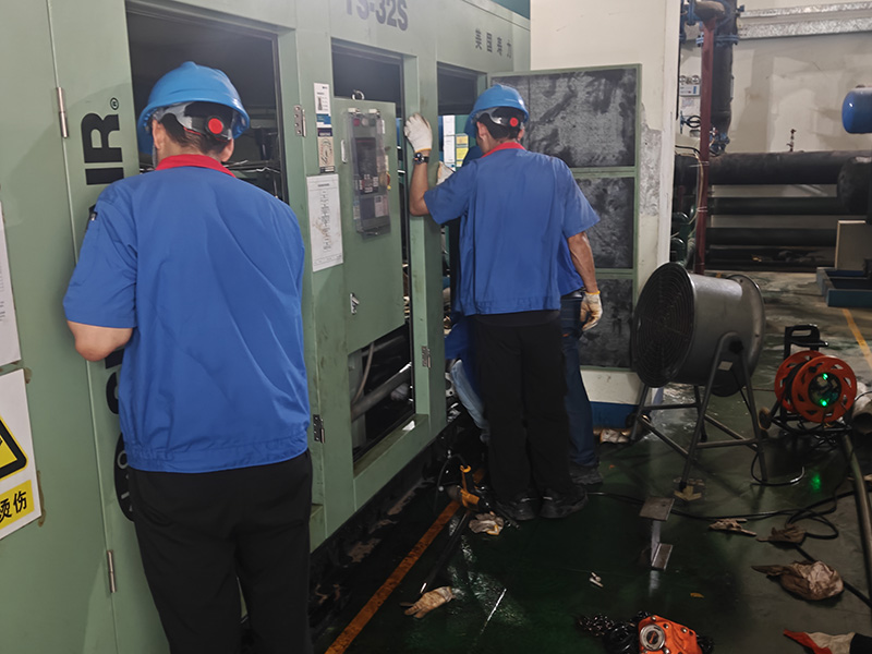 寿力 空压机 更换冷...